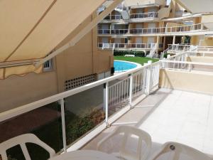 Balkón alebo terasa v ubytovaní Parquemar VIII Solo Familias Serviplaya