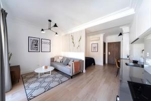 Posteľ alebo postele v izbe v ubytovaní Real Segovia Apartments by Recordis Hotels