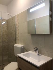 Koupelna v ubytování Guesthouse Tariba