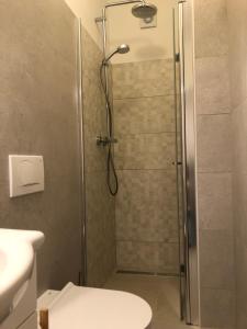 Koupelna v ubytování Guesthouse Tariba