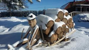 Chalets des Trois Hêtres v zimě