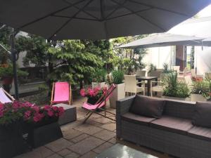 Vonkajšia záhrada v ubytovaní Jasek Premium Hotel Wrocław