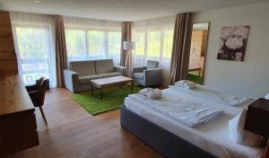 Posezení v ubytování Landhaus Langeck