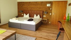 Postel nebo postele na pokoji v ubytování Landhaus Langeck