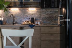 Kuchyňa alebo kuchynka v ubytovaní Apartament Karpielówka przy Potoku
