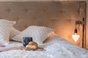 Posteľ alebo postele v izbe v ubytovaní Apartament Karpielówka przy Potoku