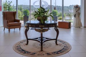 Ruang duduk di Hotel Lavender - Oleander Resort
