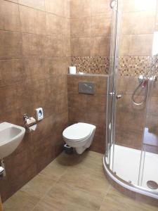 Ванна кімната в Penzion Scarlet