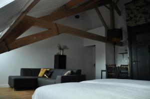 Postel nebo postele na pokoji v ubytování Bed & Brood De Vogelpoel