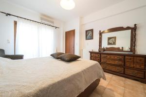 Posteľ alebo postele v izbe v ubytovaní Sivota view villa