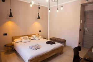Postel nebo postele na pokoji v ubytování Shardan Guest House