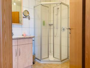 Koupelna v ubytování Hotel Zum Fliegerwirt