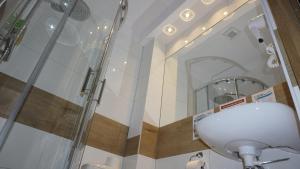 Kúpeľňa v ubytovaní Amber Hostel