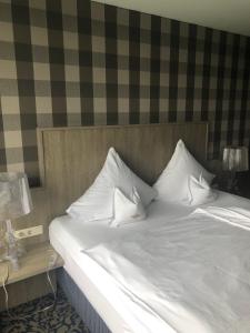 Postel nebo postele na pokoji v ubytování Hotel Albus