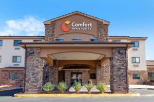 a rendering of the front of a hotel with a front entrance at Comfort Inn & Suites Page at Lake Powell in Page