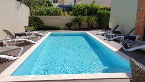 Bazén v ubytování Luxury Villa Corcovada Nicole with privat heated pool nebo v jeho okolí