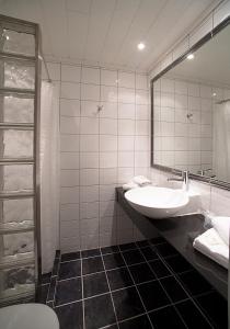 Et badeværelse på Stalheim Hotel