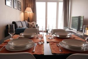 Część wypoczynkowa w obiekcie Apartament Nadwarciański