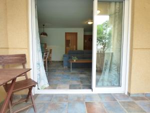 Patio alebo iná vonkajšia časť ubytovania La Casita del Faro