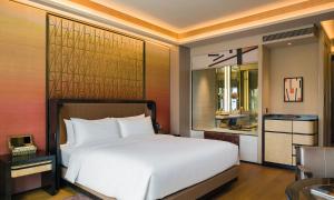 Voodi või voodid majutusasutuse MGM Cotai toas