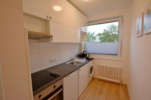 Η κουζίνα ή μικρή κουζίνα στο Appartement Wildkamp