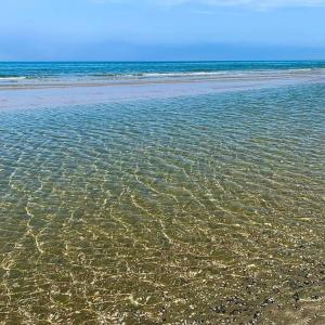 un corpo di acqua con rocce in acqua di Villino Di Girolamo a Pineto