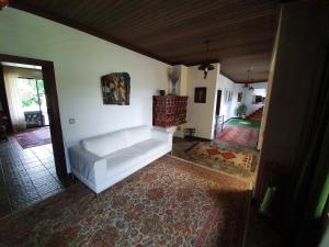 Rúm í herbergi á Appartements Amrusch
