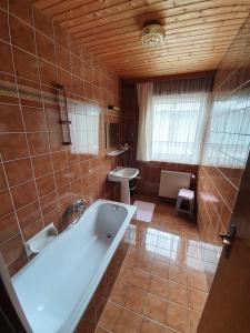 Baðherbergi á Appartements Amrusch