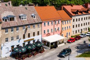 Budynek, w którym mieści się apartament