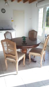 Posezení v ubytování gîte de bon air