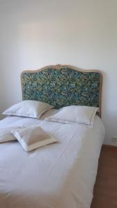 Postel nebo postele na pokoji v ubytování gîte de bon air