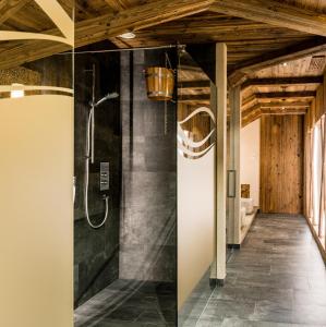 Koupelna v ubytování Hotel Vernel