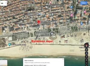 a map of esamosa ayahuasca resort at Monte Gordo Guest House in Monte Gordo
