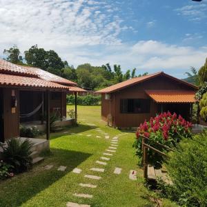Κήπος έξω από το Pousada Biso Finoca Ibiraquera
