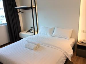 Postel nebo postele na pokoji v ubytování TEXAS INN