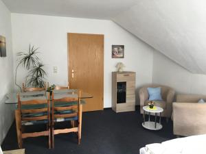 Posezení v ubytování Ferien in Sachsen