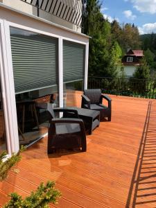 Ein Balkon oder eine Terrasse in der Unterkunft Villa Platinum