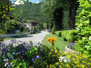 A garden outside Villa Soghetta Typ S3