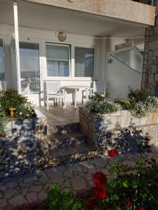 Balkón nebo terasa v ubytování Apartman i sobe Martina