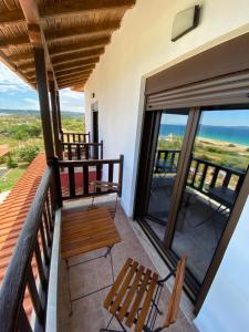 Balkón nebo terasa v ubytování Sea View Villa Anastasia