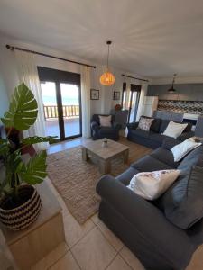 Posezení v ubytování Sea View Villa Anastasia