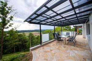 Balkón nebo terasa v ubytování Ferienhaus Prasl