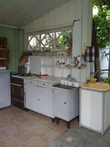 Kuchyň nebo kuchyňský kout v ubytování Dacha v Arkadii