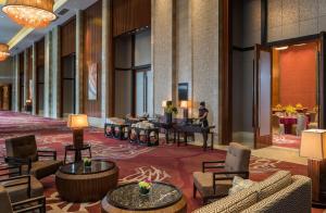 Posezení v ubytování HUALUXE Yangjiang City Center