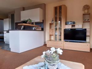Telewizja i/lub zestaw kina domowego w obiekcie Appartementhaus St. Martin