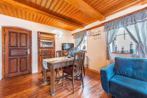 Kuchyň nebo kuchyňský kout v ubytování Apartmány Tollendorf Lužické hory