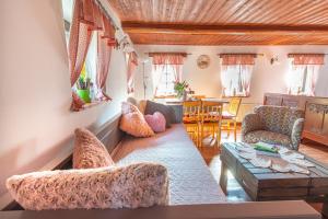 Posezení v ubytování Apartmány Tollendorf Lužické hory