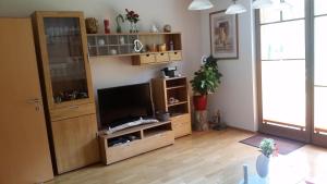 TV a/nebo společenská místnost v ubytování Ferienwohnung Bettina