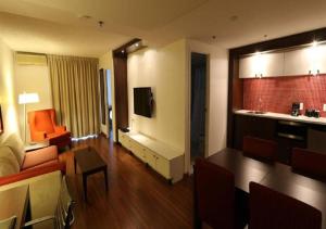 Μια τηλεόραση ή/και κέντρο ψυχαγωγίας στο Hotel Classique