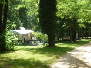 Zahrada ubytování Camping Du Lion